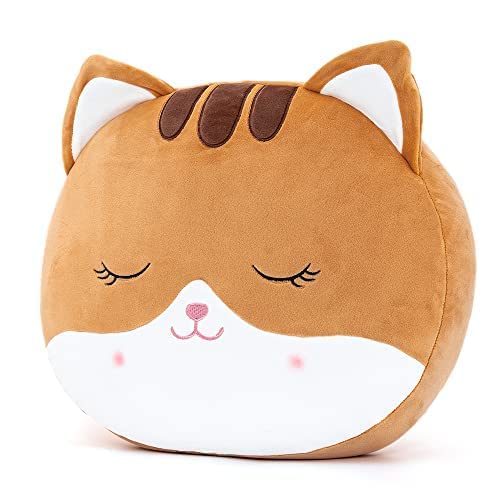 Soft Cat Plush Pillow Toy for Kids - 15