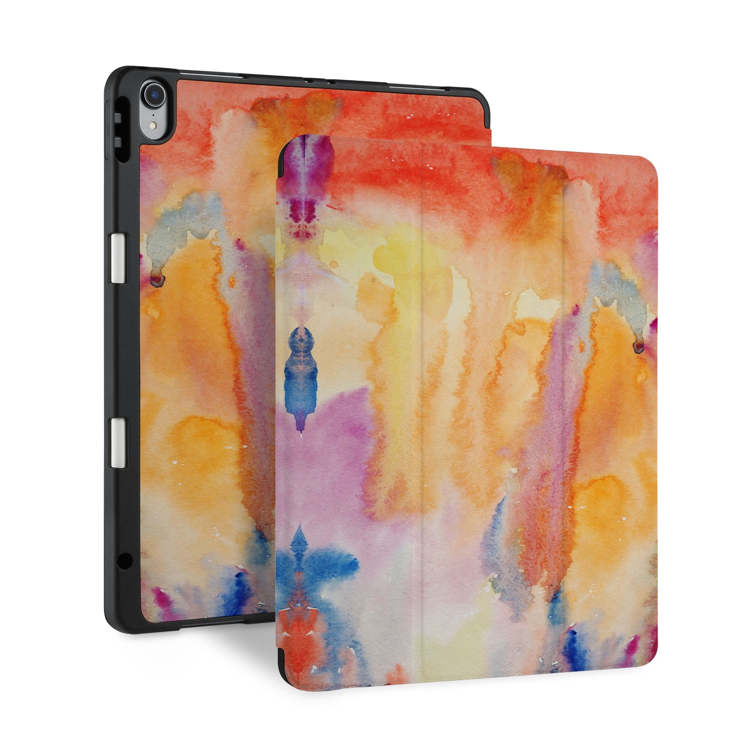 Premium iPad Trifold Protective Case with Auto Sleep/Wake - Water-Resistant & Shockproof Cover for iPad Air/Pro (2022-2024 Models) - Perfect for Work, Travel & Home Use
