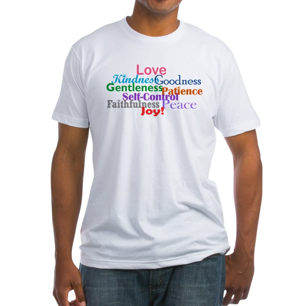 Fruit of The Spirit Fitted T-Shirt for Men - Comfortable Christian Apparel for Church, Bible Study & Daily Wear