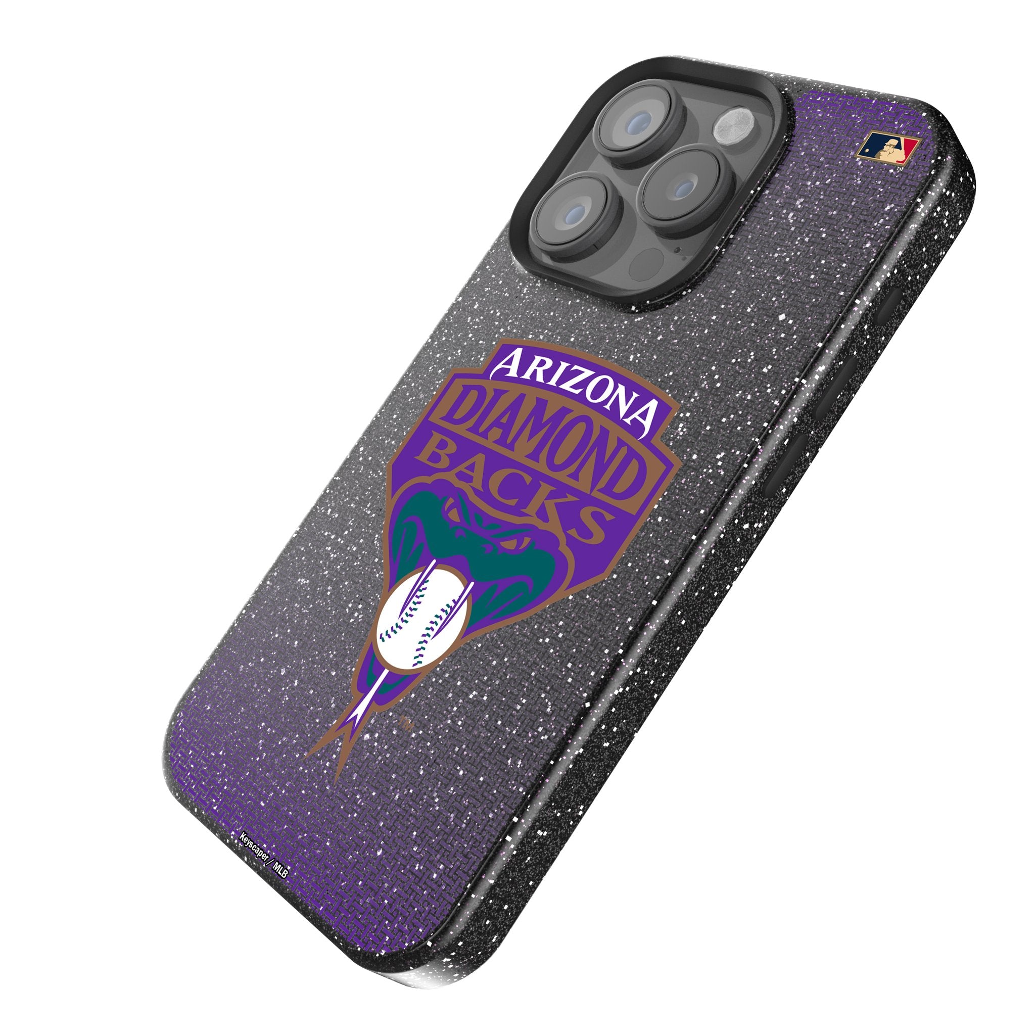 Arizona Diamondbacks 1999-2006 Cooperstown Collection Linen Bling Phone Case for Apple iPhone - Perfect for Baseball Fans & Game Day Accessories