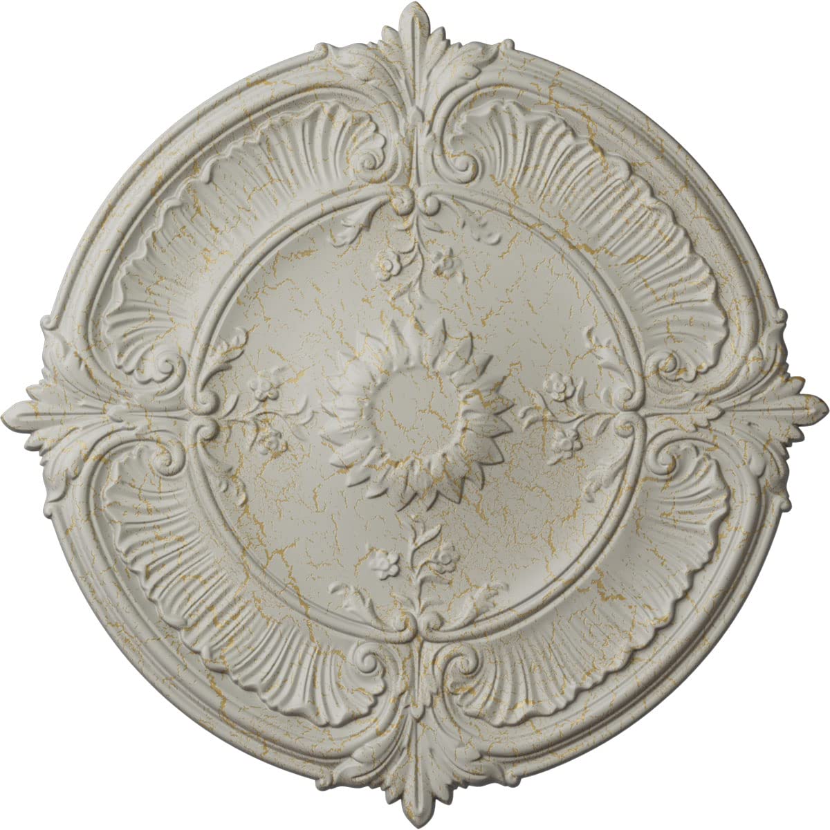 Ekena Millwork CM30ATPCC Attica Acanthus Leaf Ceiling Medallion - 30 1/8