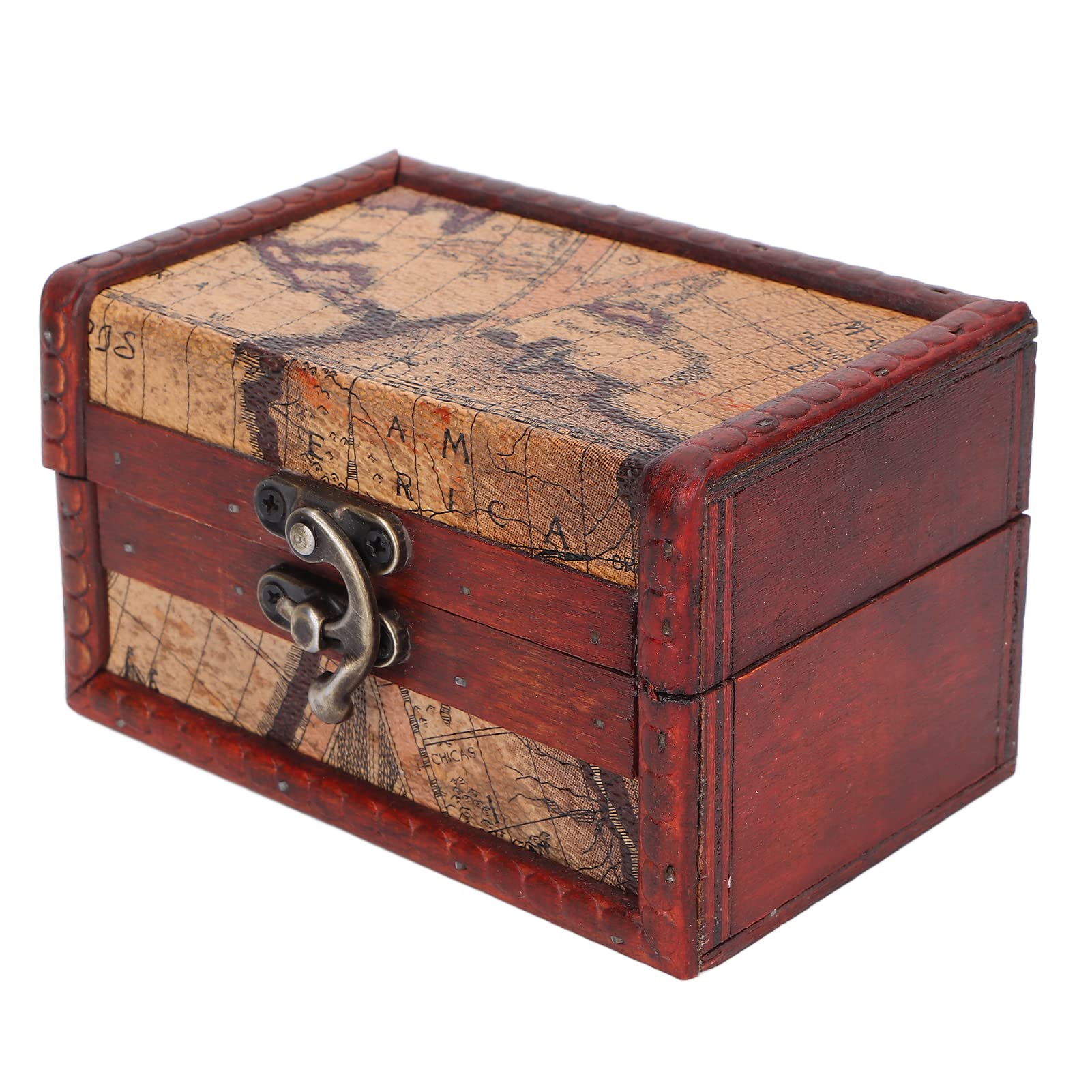 Vintage Wooden Storage Box - Home Decor & Organizer for Living Room