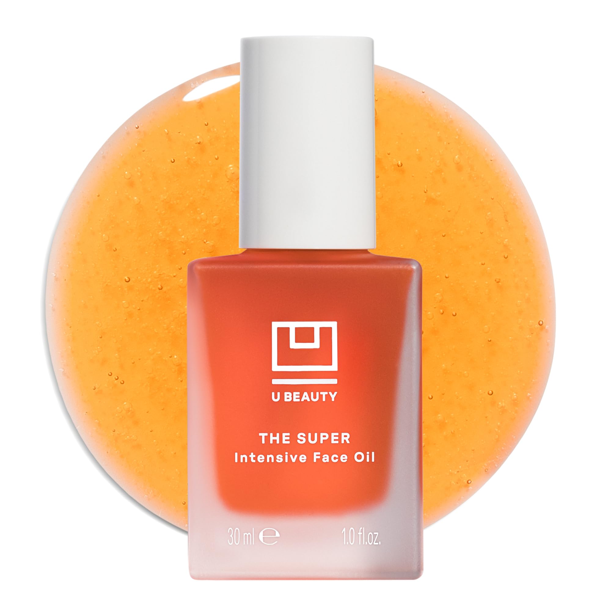 U Beauty Super Intensive Face Oil - Hydrating Hyaluronic Acid Moisturizer with Avocado, Squalane & Jojoba Oil for Dry, Dehydrated & Aging Skin - Daily Anti-Aging Skincare for Women & Men
