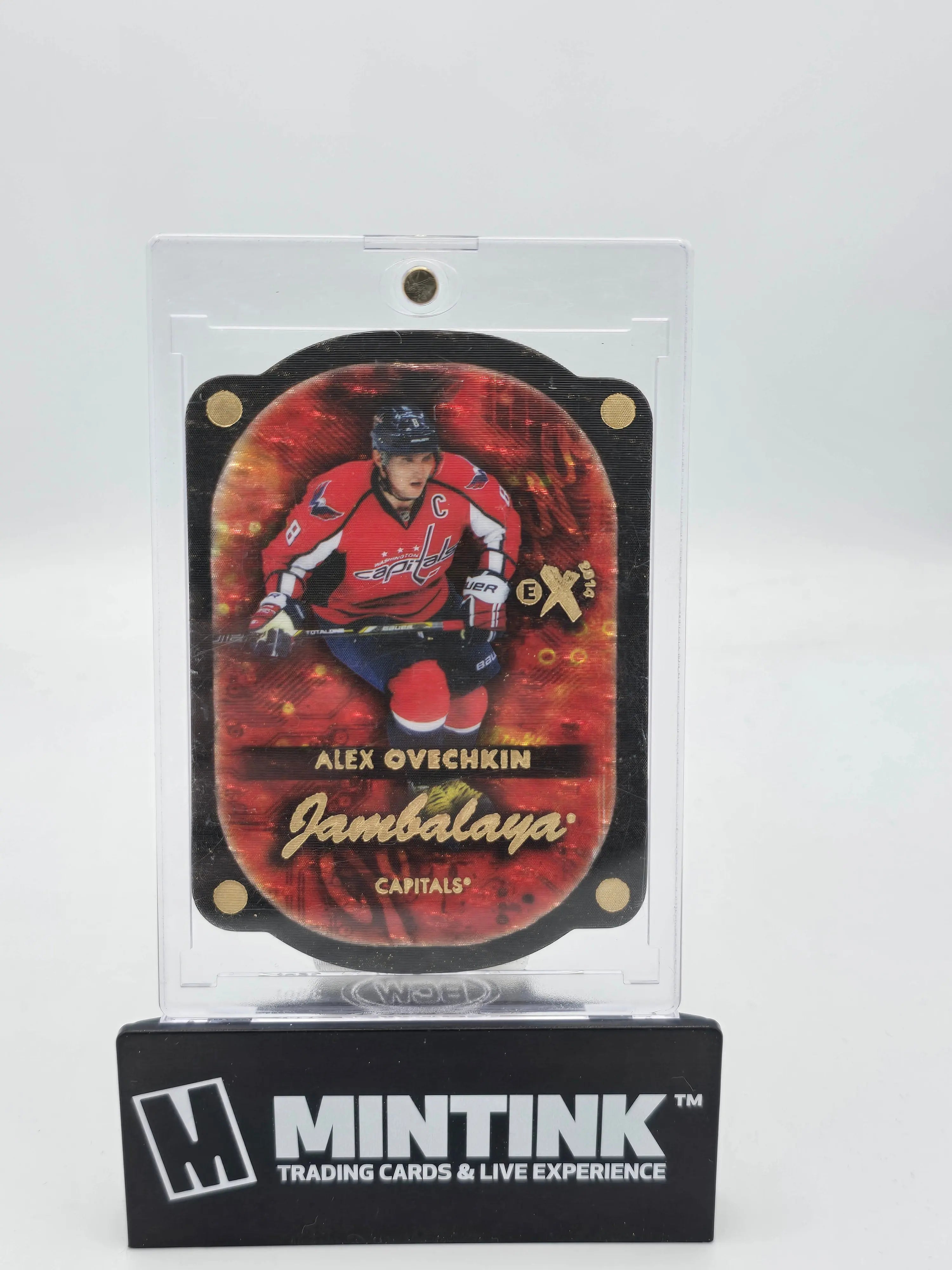 2014-15 Fleer Ultra Hockey Alex Ovechkin Jambalaya EX SSP Rare Trading Card - Perfect for Collectors, Sports Memorabilia Fans & Hockey Enthusiasts