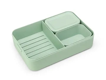 2L Jade Green Bento Lunch Box for Adults & Kids - Perfect for Office, School & Picnics - Eco-Friendly & Leak-Proof