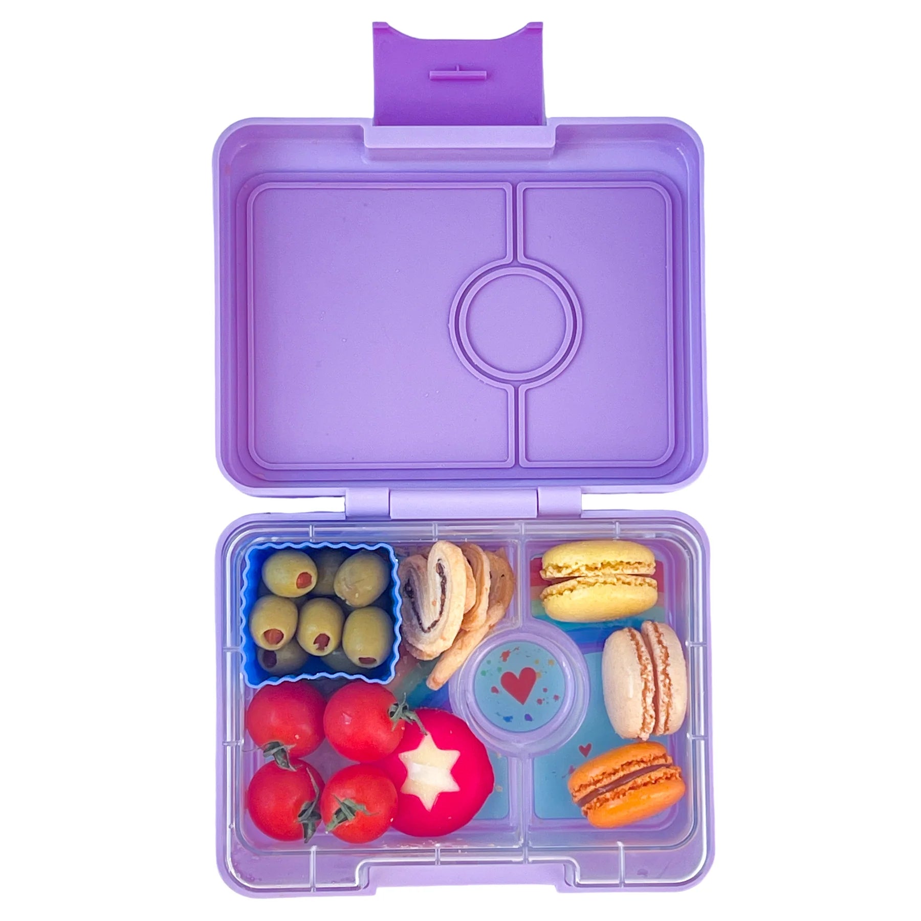 Yumbox Mini Silicone Bento Cups - 6 Pack Reusable Food Containers for Kids Lunch Box, Meal Prep & Snack Storage - BPA-Free Leakproof Silicone Dividers for School, Office & Picnic