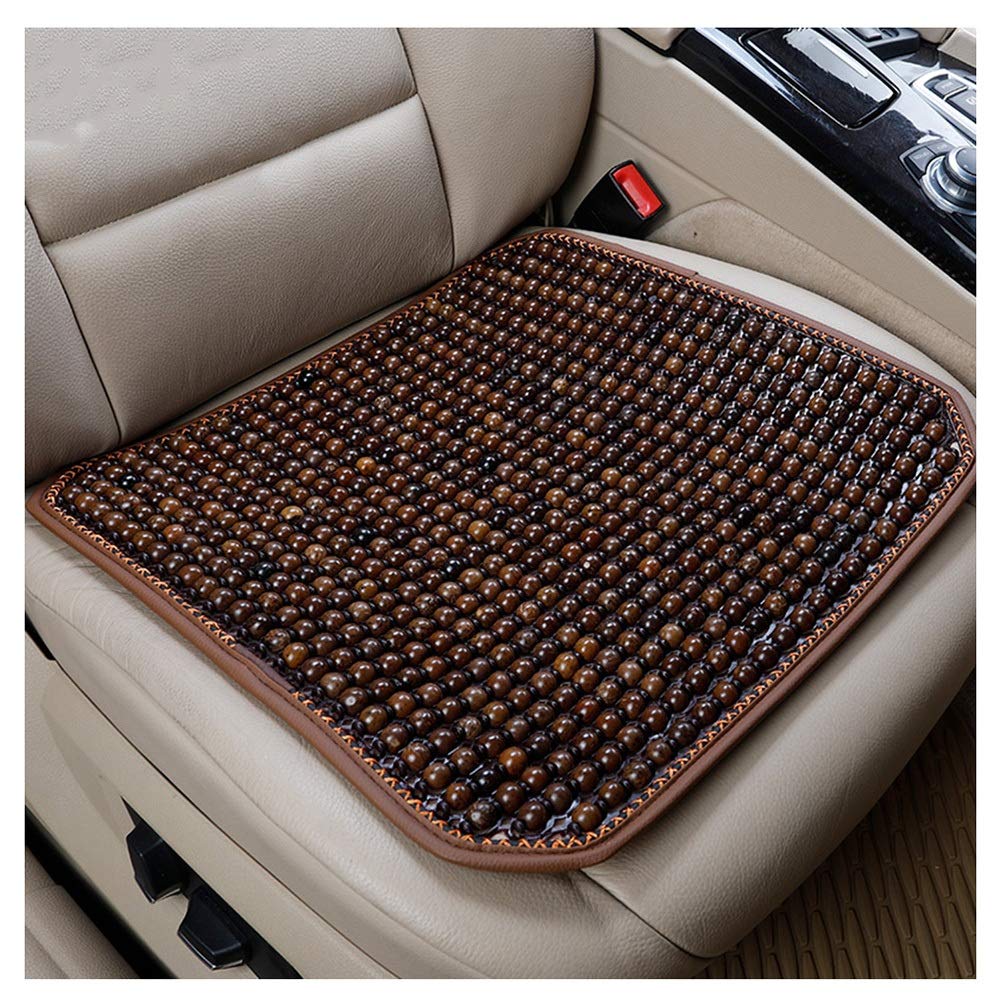 LIXIONG Wooden Beads Car Seat Cover - Breathable Summer Cooling Cushion Pad for Car, Truck & Office Chair - Solid Wood Design for Comfort & Airflow (Home, Office & Commuting Use)
