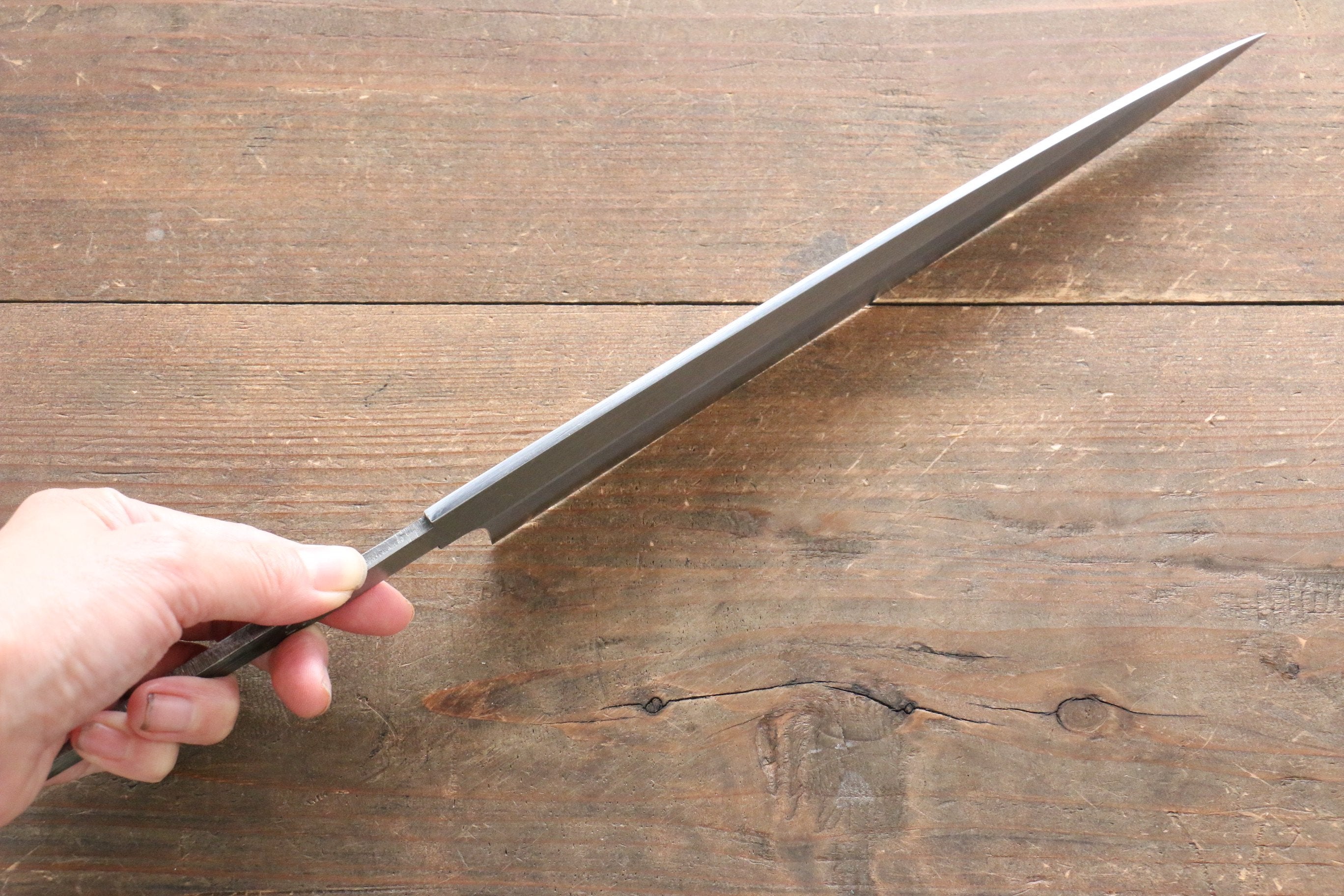 Premium Japanese Blue Steel No.1 DX Yanagiba Sushi Knife 240mm - Professional Chef Blade for Sashimi & Sushi Preparation - Perfect for Japanese Cuisine & Fine Dining Restaurants