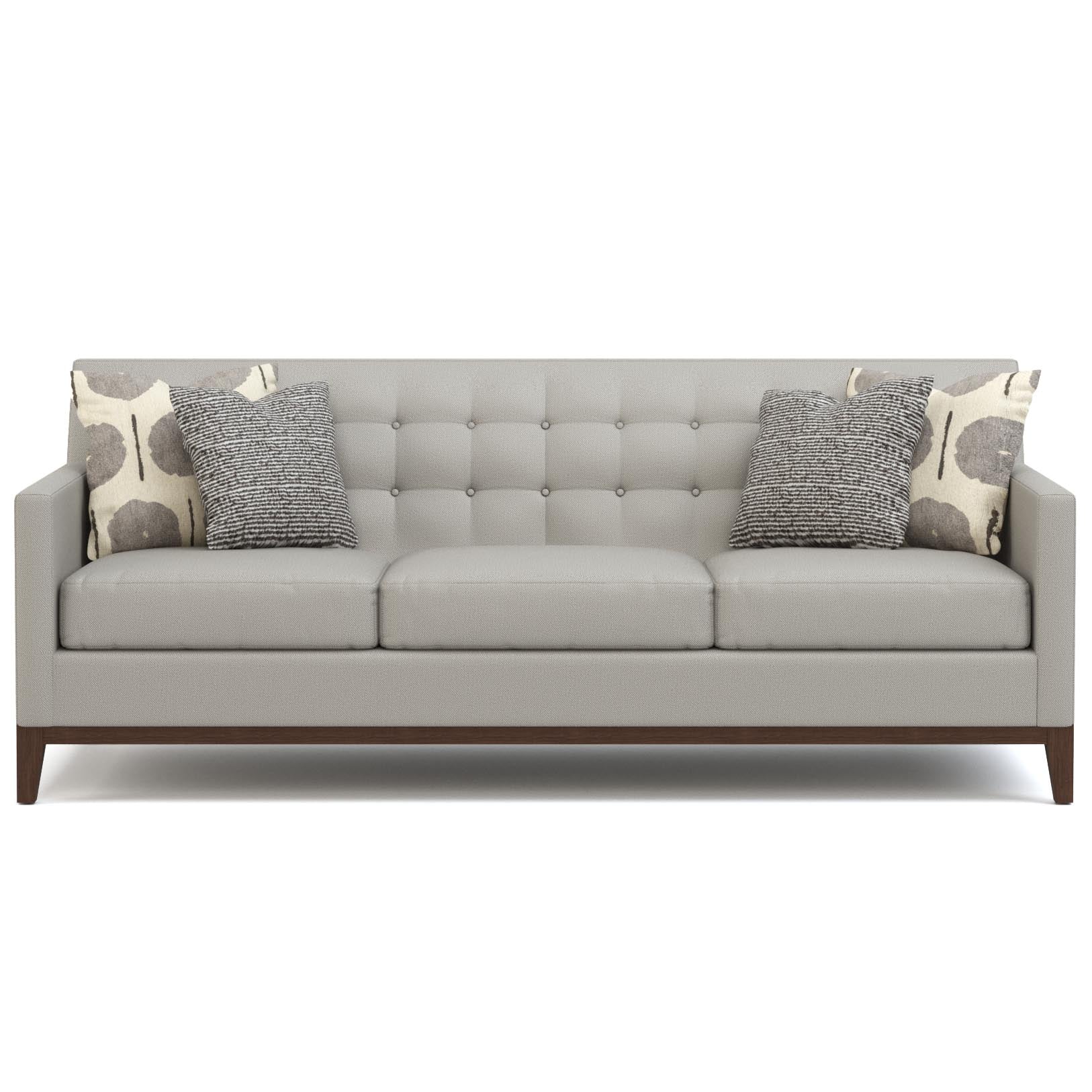 Walnut Grove 82 Inch Tufted Back Sofa - Luxury Upholstered Living Room Couch for Modern Home Decor | Perfect for Family Gatherings & Relaxation