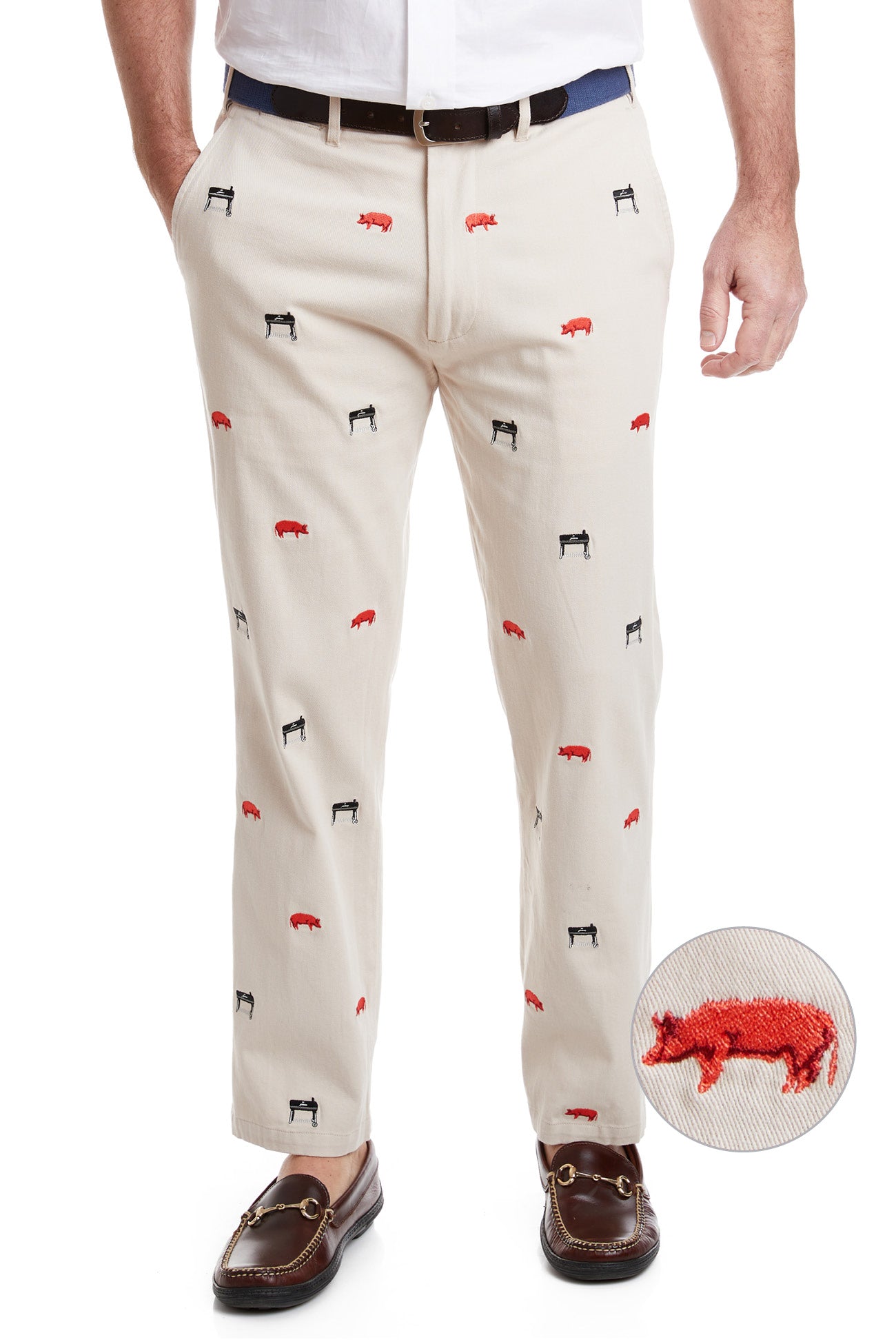 Stretch Twill Harbor Pants for Men - Comfortable & Durable Stone Wash Trousers - Perfect for BBQ, Grilling & Outdoor Cooking