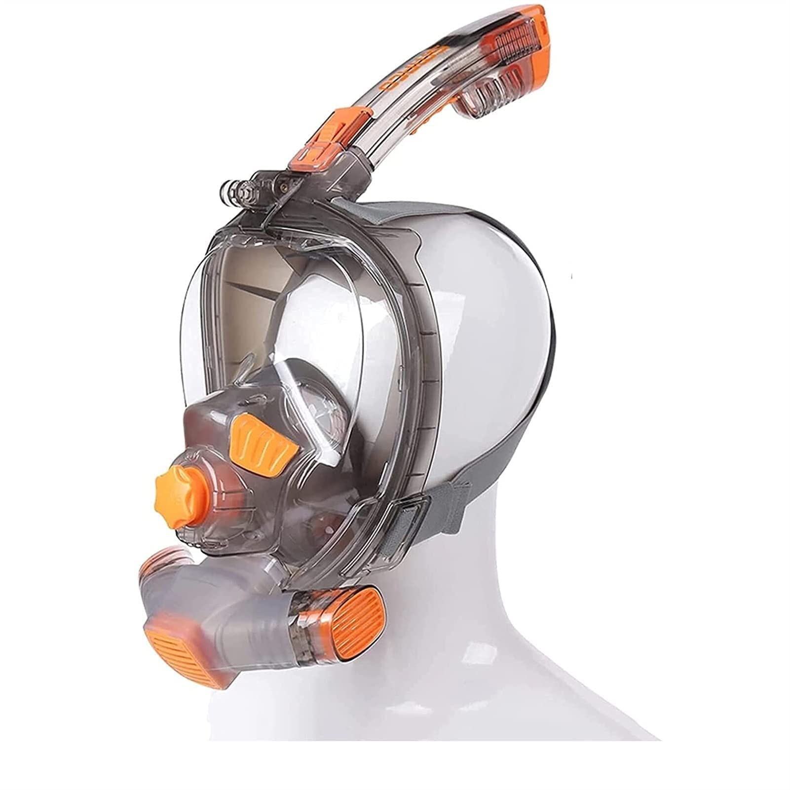 Full Face Snorkel Mask for Adults & Kids - Anti-Fog, Anti-Leak Dry Top System with Free Breathing Technology - Premium Scuba Diving Gear for Ocean, Beach & Pool Snorkeling Adventures