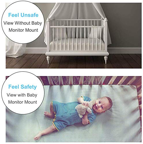 Universal Baby Monitor Bracket - 360° Adjustable Camera Holder for Home Security & Nursery Monitoring