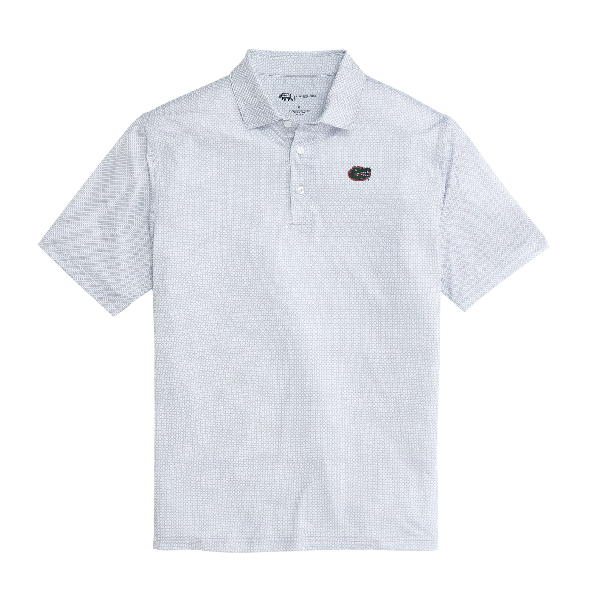 Florida Gator Printed Performance Polo Shirt for Men - Moisture Wicking Golf & Casual Wear