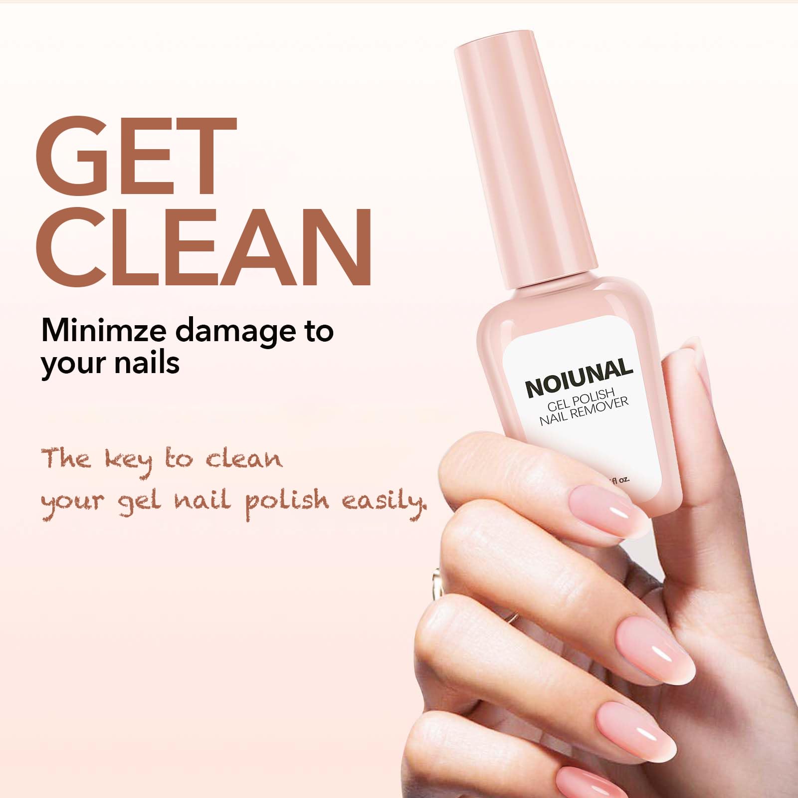 Professional Gel Nail Polish Remover Kit - 2 Pack Fast-Acting 3-Minute No Soak Formula (15ml Each) for Salon & Home Manicures | Safe & Easy Nail Art Removal Solution
