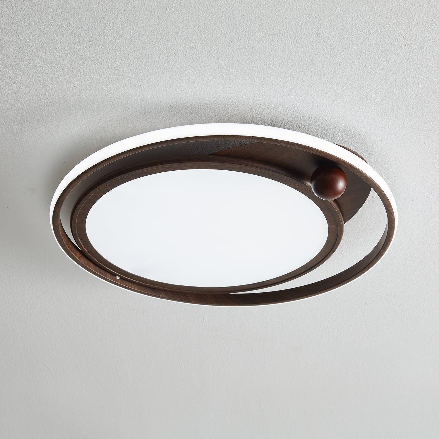 Cloudcrest Modern Ceiling Light Fixture - Energy Efficient LED Flush Mount for Bedroom, Living Room & Kitchen - Dimmable Bright Lighting for Home & Office
