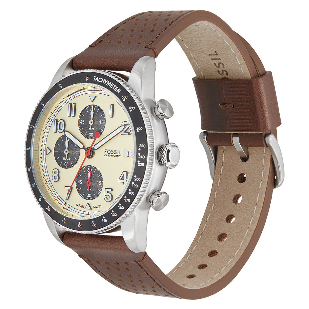 Fossil Sport Tourer FS6042 Chronograph Watch for Men - Stylish Analog Chronograph with Date Function - Perfect for Casual, Business & Outdoor Activities