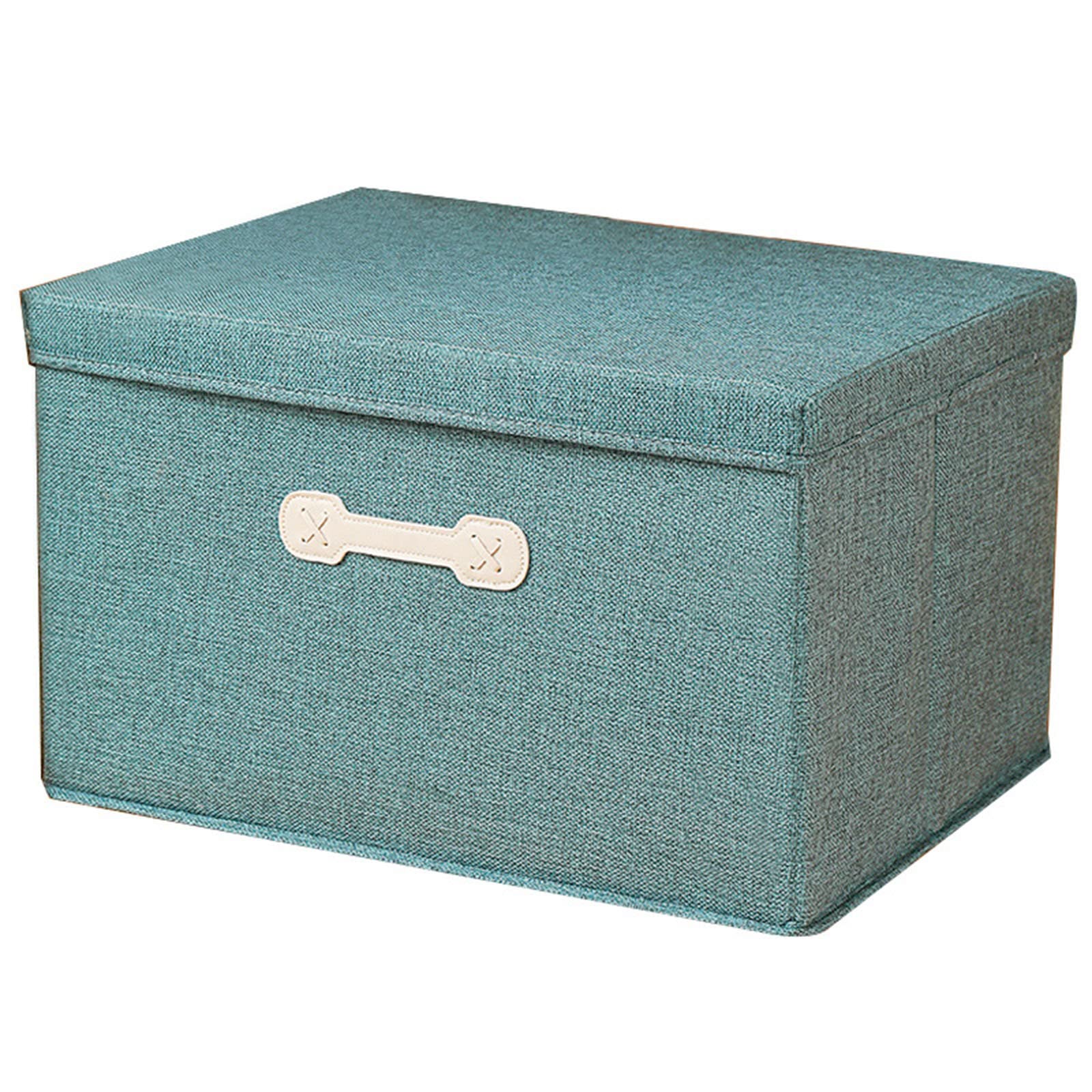 Foldable Storage Bins with Lids - Sturdy Fabric Storage Boxes for Shelves, Toys, Books & Clothes Organization | Perfect for Home, Office & Kids Room Storage Solutions