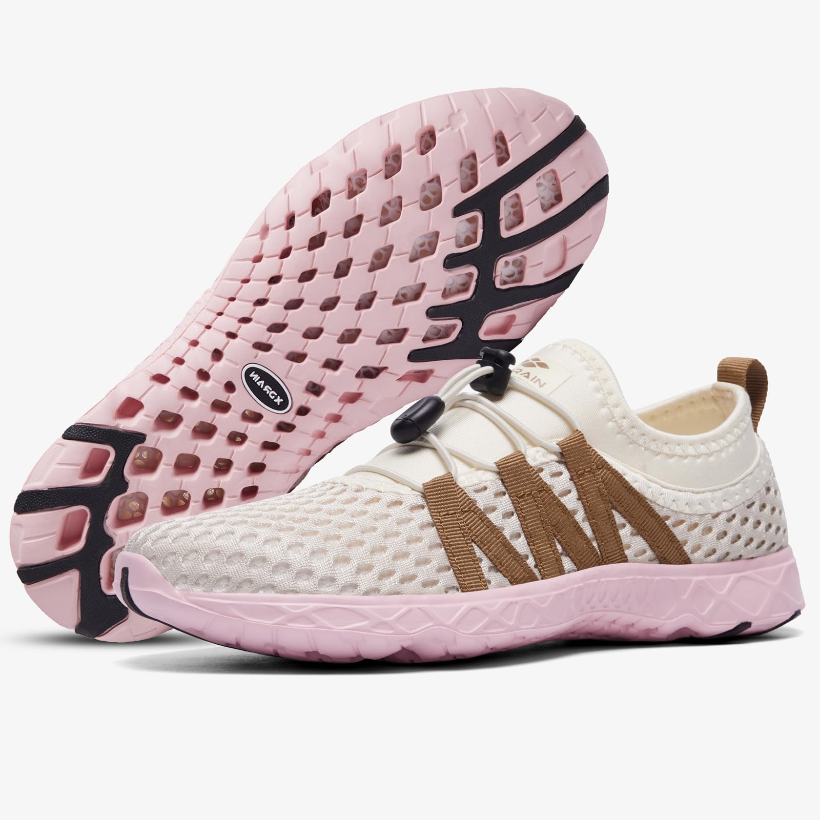 Aleader Women's Quick-Dry Mesh Slip-On Water Shoes for Beach, Pool, Yoga & Travel - Lightweight & Comfortable Aqua Shoes