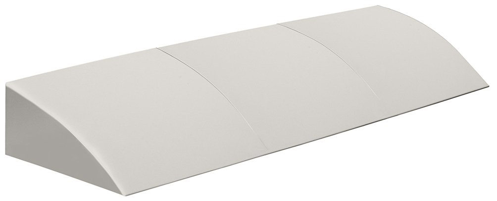 Salsbury Industries 99953 38.25-Inch Wide Sloping Hood for Plastic Lockers - Dark Gray Locker Accessory for Schools, Gyms & Storage Facilities