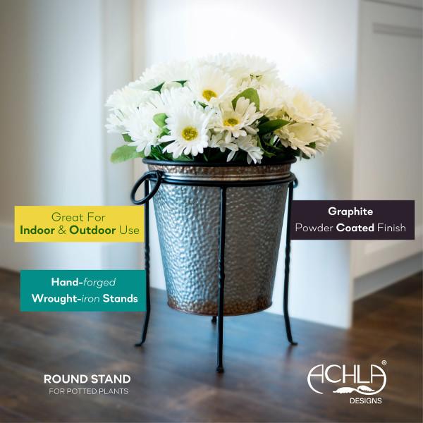 Achla Designs 14-Inch Ring Stand - Elegant Jewelry Holder for Necklaces, Bracelets & Rings - Perfect for Vanity, Dresser & Bathroom Organization
