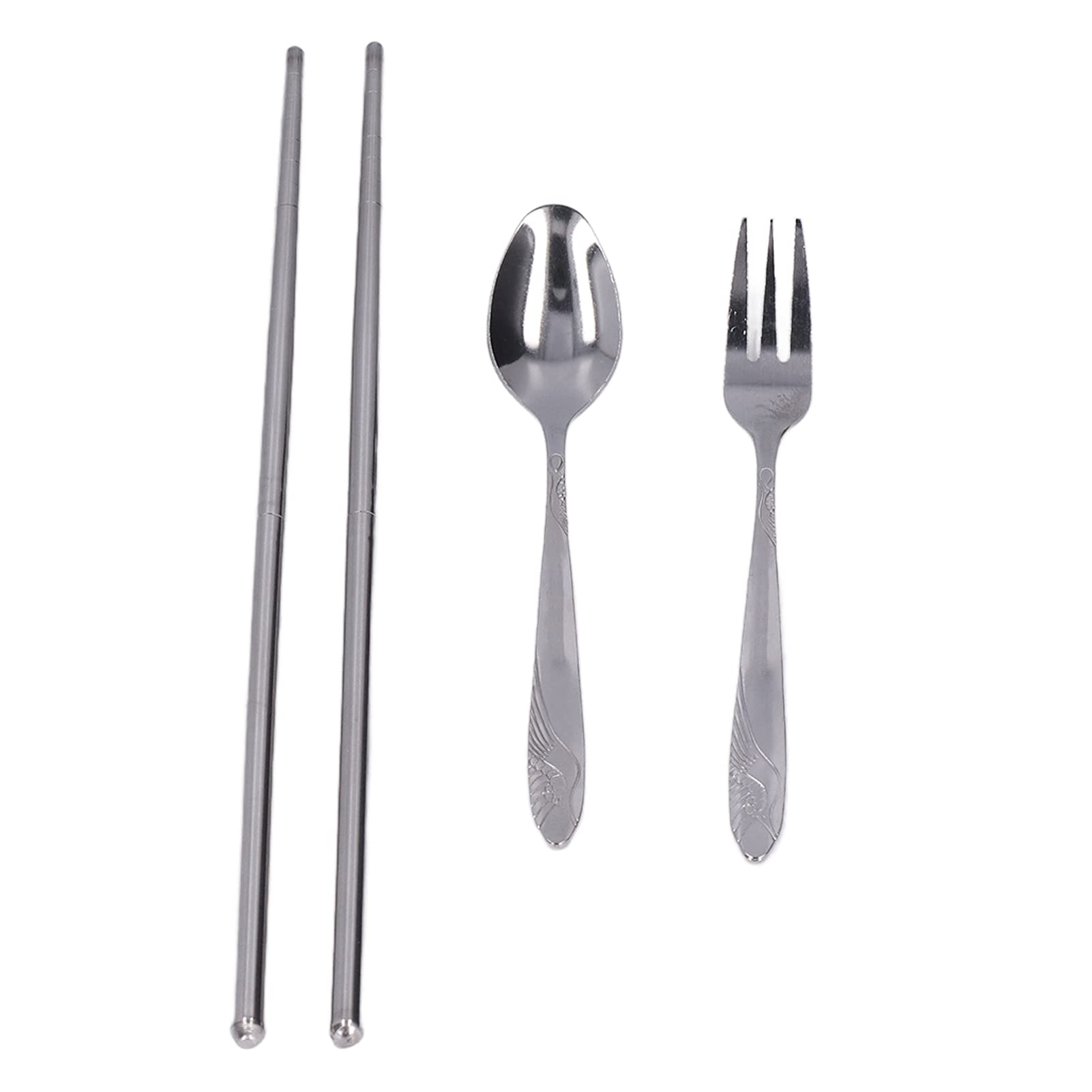 Premium Stainless Steel Cutlery Set - 24-Piece Silverware Set with Exquisite Gift Box | Durable, Dishwasher Safe & Easy to Clean | Perfect for Travel, Camping, Office Lunch & Outdoor Picnics
