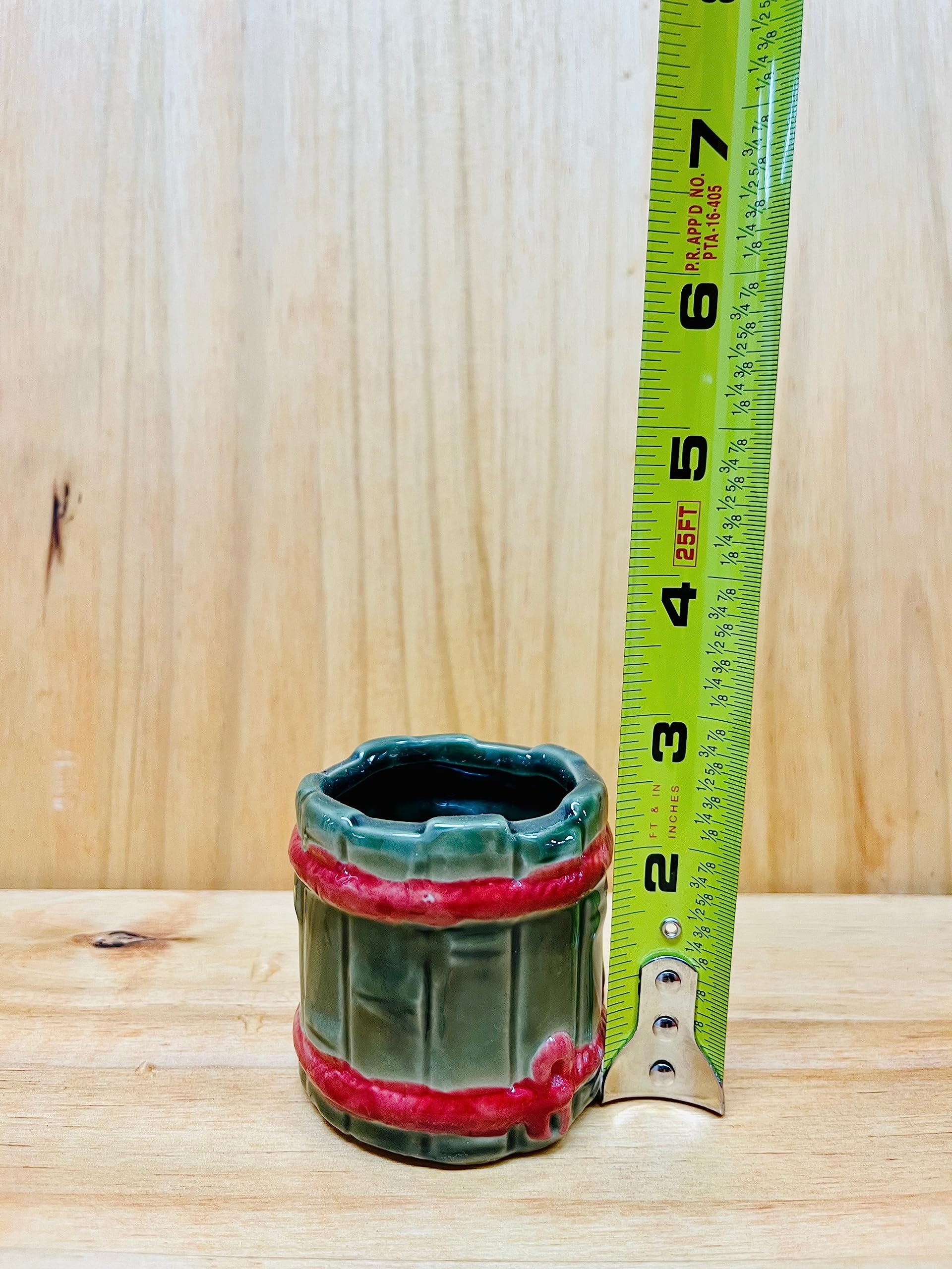 Lucky Bamboo Ceramic Vase - Feng Shui Indoor Plant Pot for Home Office Decor, Perfect for Desk, Living Room & Gift Giving