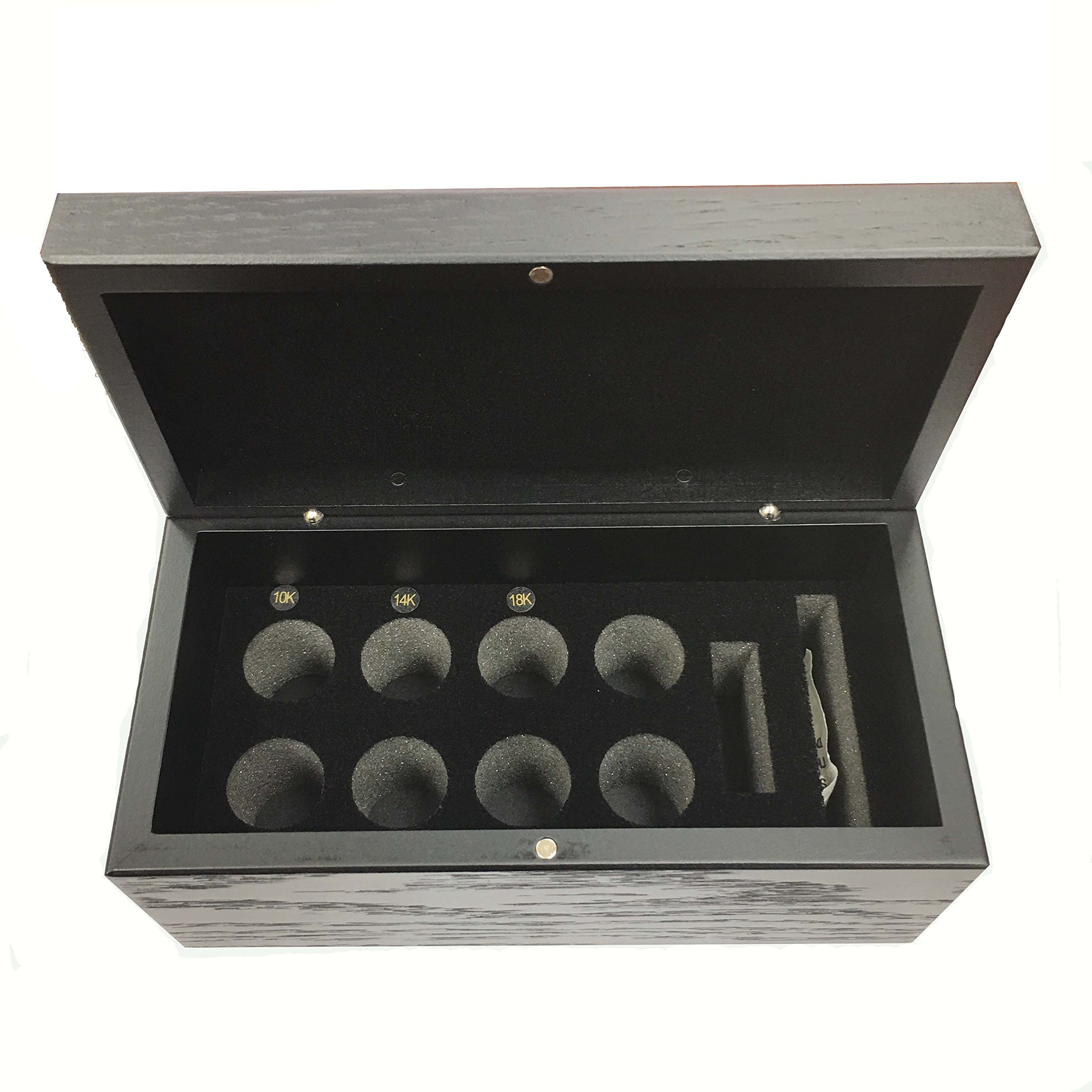 10-Compartment Wooden Test Tube Rack for Laboratory Experiments - Perfect for Science Classrooms, Chemistry Labs & DIY Projects