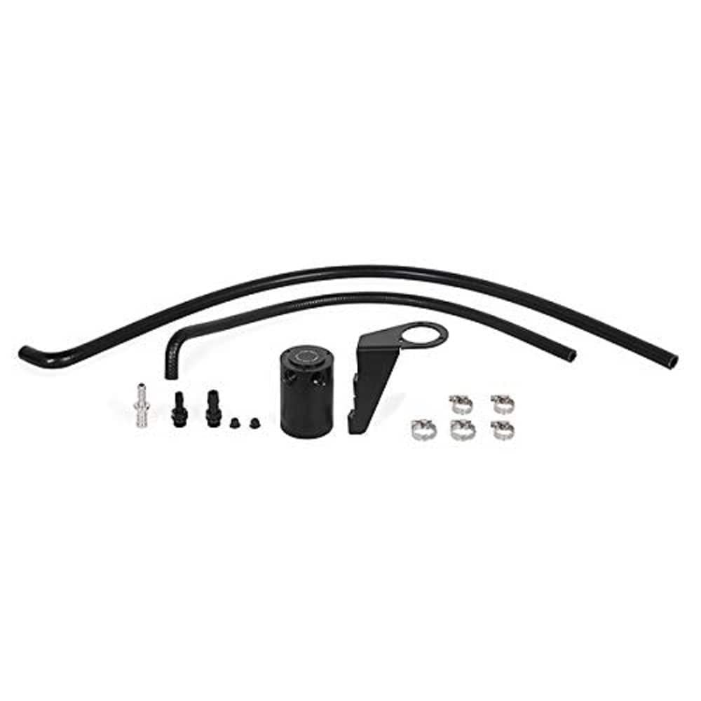 Mishimoto MMBCC-VLSTR-19PBE Baffled Oil Catch Can Kit - PCV Compatible for 2019+ Hyundai Veloster Turbo 1.6T Gamma Engine (Black) | Reduces Engine Sludge & Improves Performance | Perfect for Street Racing & Performance Tuning