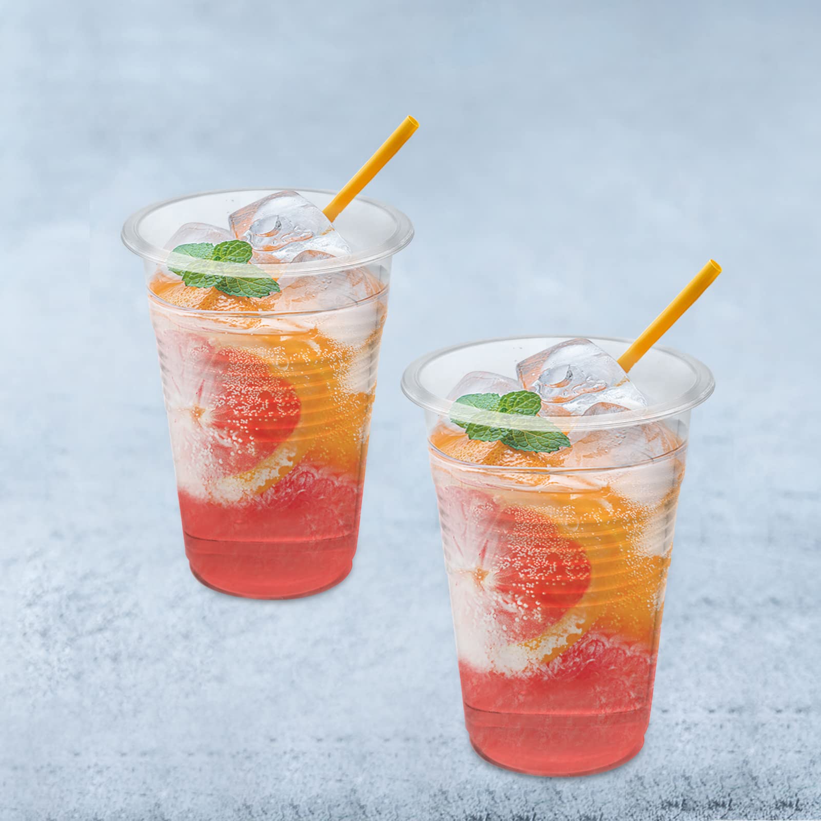 400 Pack 10 oz Clear Disposable Plastic Cups - Bulk Party Drinking Tumblers for Cold Beverages | Perfect for Parties, Picnics, BBQ, Travel, Camping & Office Events | BPA-Free & Durable