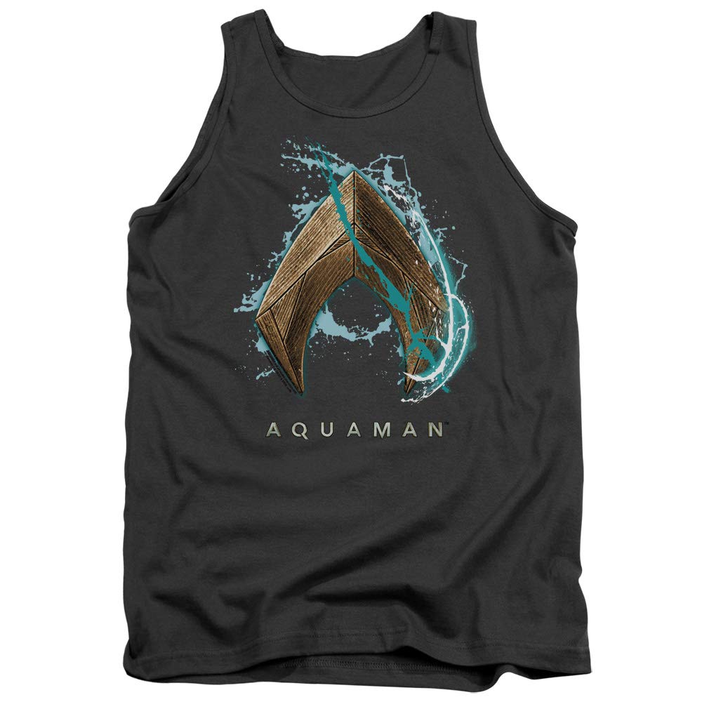 Aquaman Movie Water Shield Graphic Unisex Tank Top for Men & Women - Casual Wear, Cosplay, Superhero Fan Gift