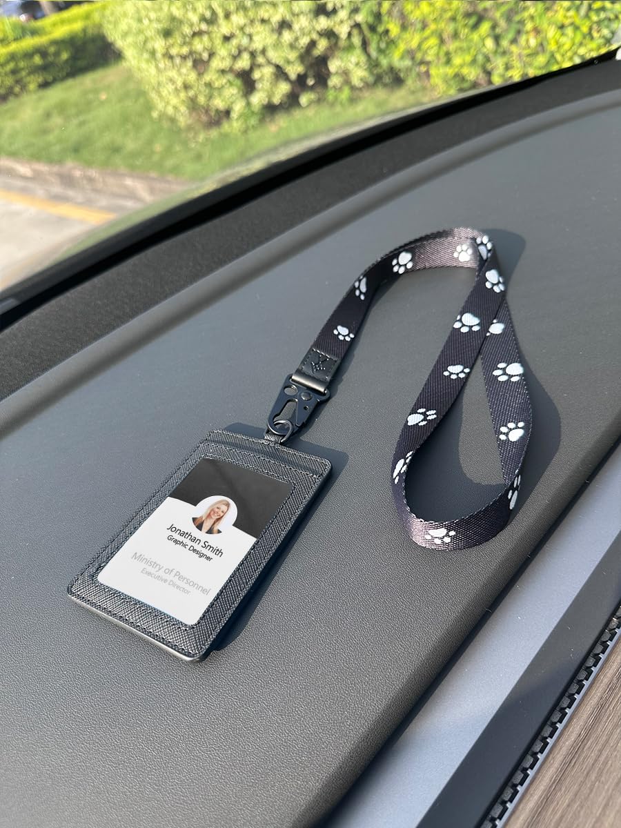 Cool Lanyards for Keys & ID Badges - Neck Strap Keychain Holder for Work & Events