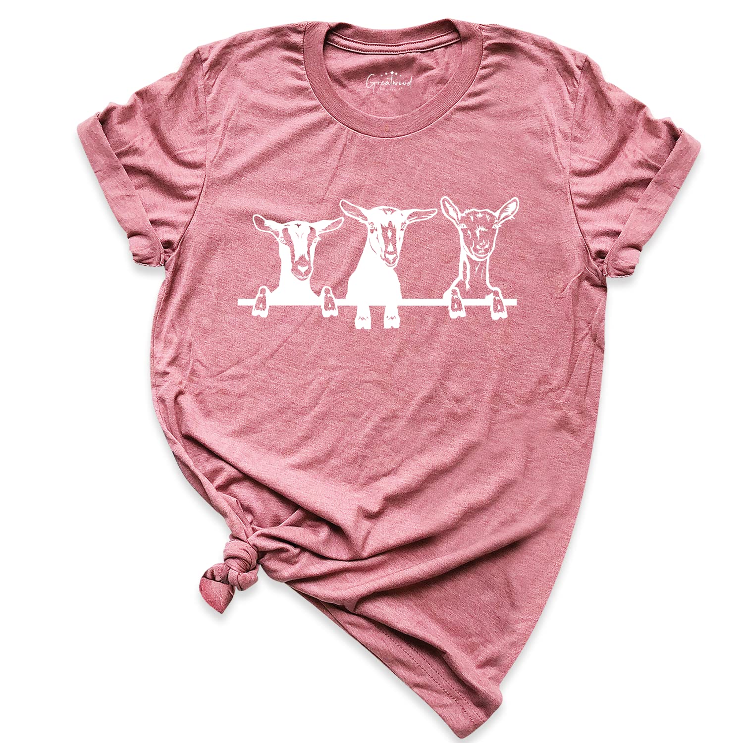 Funny Goat T-Shirt for Men & Women - Cute Farm Animal Graphic Tee - Perfect Farmer Outfit & Christmas Gift Idea - Great for Farm Visits, Country Living & Goat Lovers