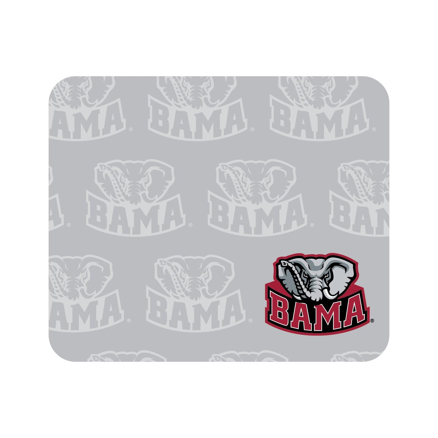 Alabama Crimson Tide Fabric Mouse Pad - University of Alabama Officially Licensed Desk Accessory - Non-Slip Gaming Mouse Mat for PC, Laptop, Office & Home Use