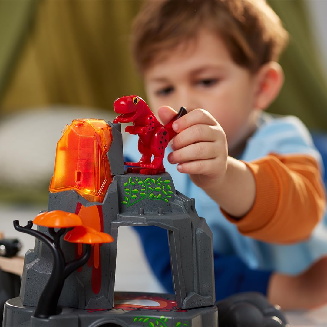 Brio Dinosaur Erupting Volcano Science Kit - STEM Educational Toy for Kids Ages 5+ | Dino Eruption Experiment with T-Rex Figure | Perfect for Birthday Gifts & Science Classroom Activities