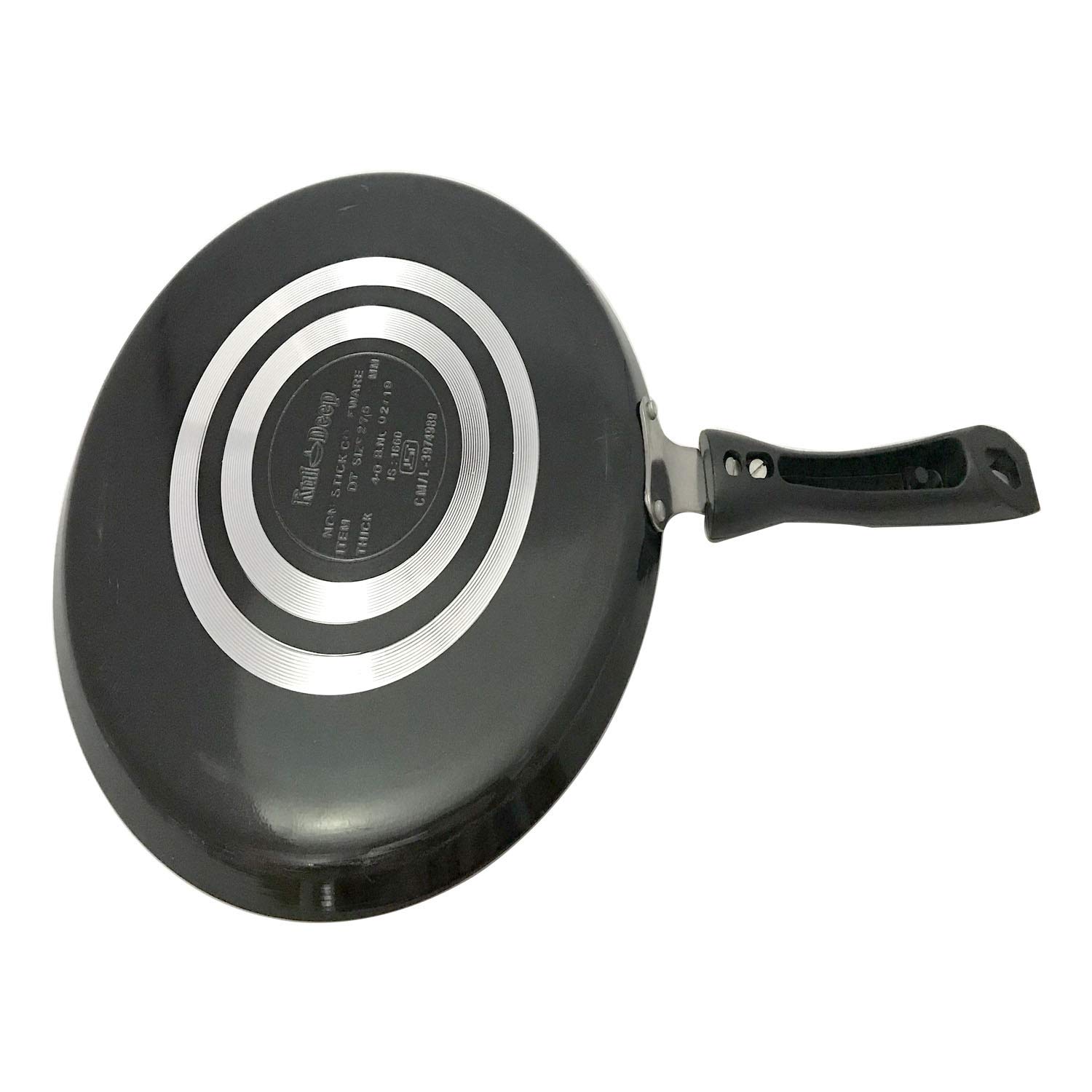 Nonstick Dosa Tawa Pan - Aluminum Dosa Griddle with Wooden Spatula & Scrubber - Perfect for Indian Pancakes, Crepes & Dosas at Home - Ideal for Breakfast & Cooking Traditional South Asian Dishes