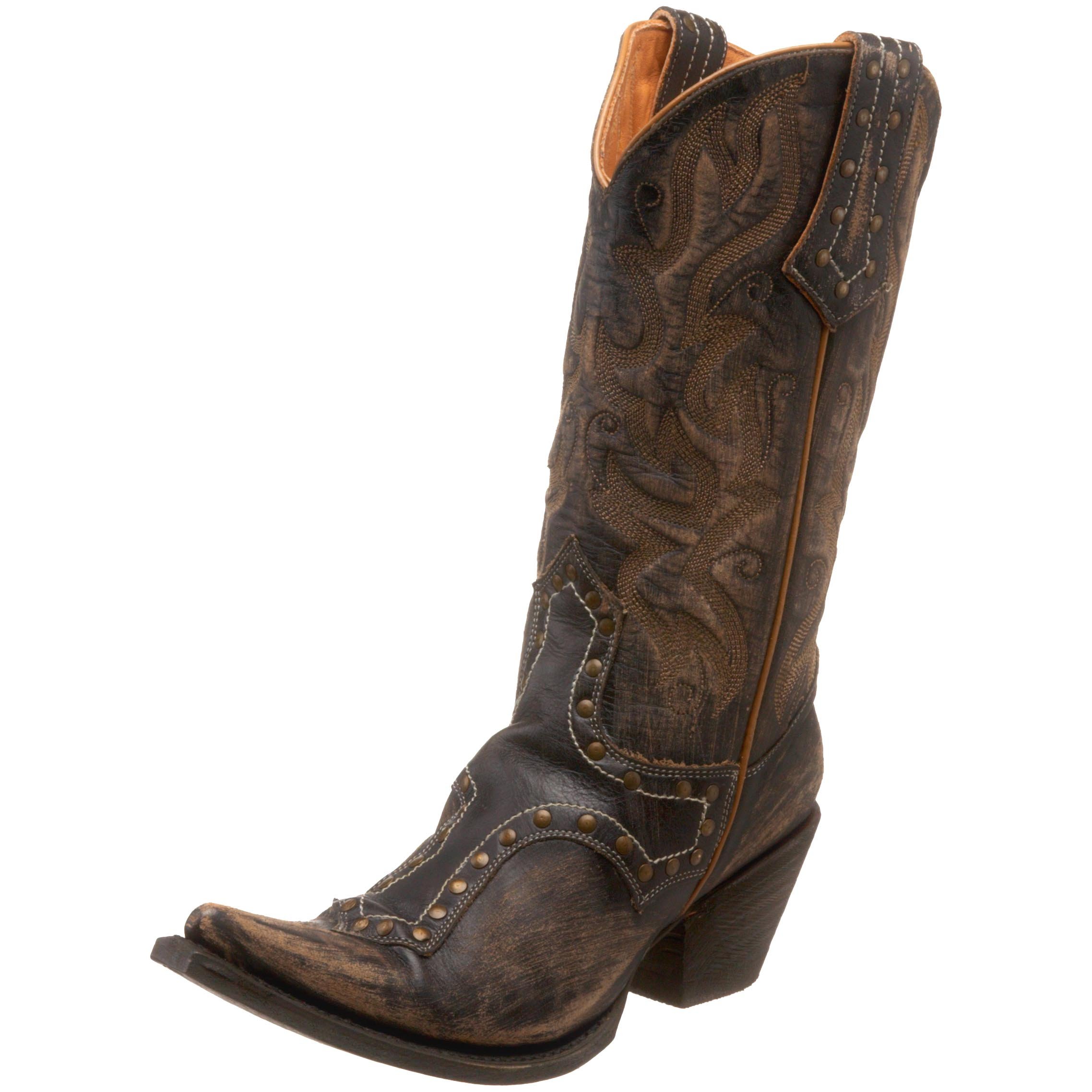 Stetson Women's 6102 Western Toe Spring Boots - Comfortable Cowgirl Boots for Riding, Country Dancing & Everyday Wear