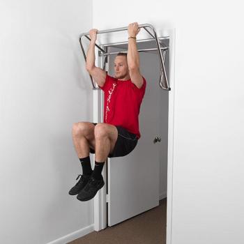 Body Solid Doorway Pull Up Bar - Heavy Duty Home Gym Equipment for Strength Training - Perfect for Home Workouts, Door Frame Exercise & Fitness Training