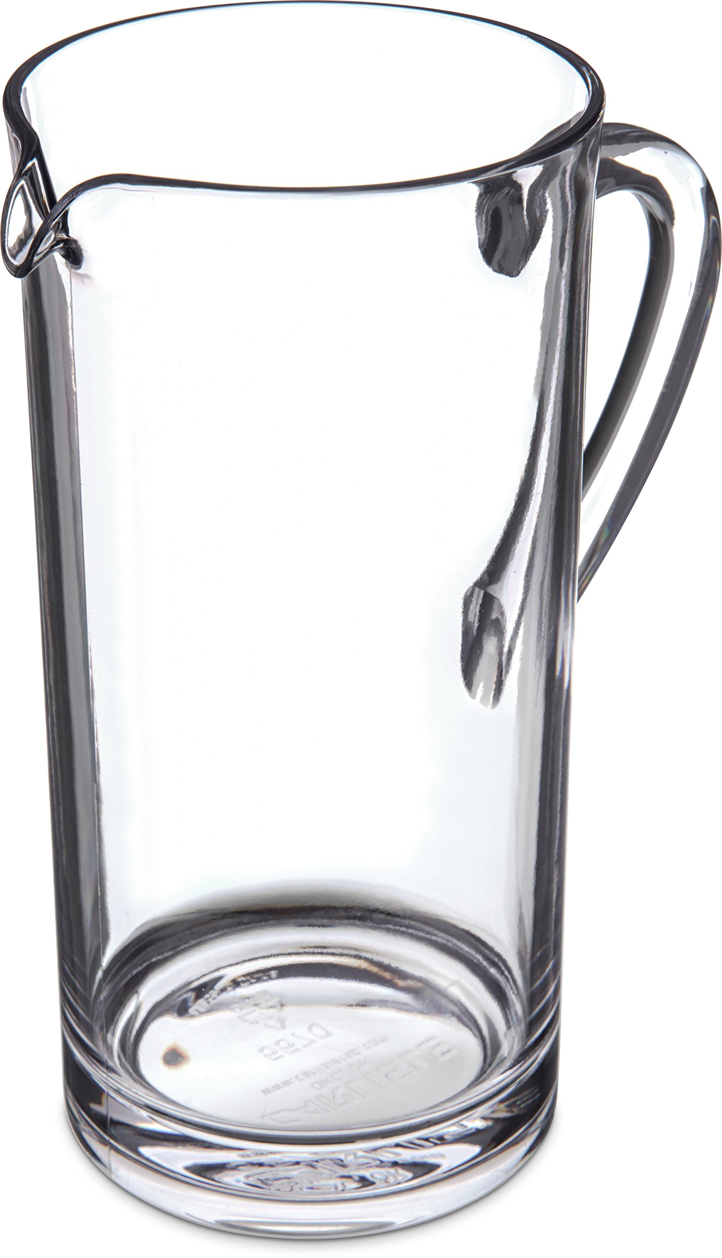 **Carlisle 58oz Clear Plastic Pitcher – Durable Restaurant & Catering Pitcher for Beverages, Water, Juice – Ideal for Commercial Kitchens, Bars, and Events**
