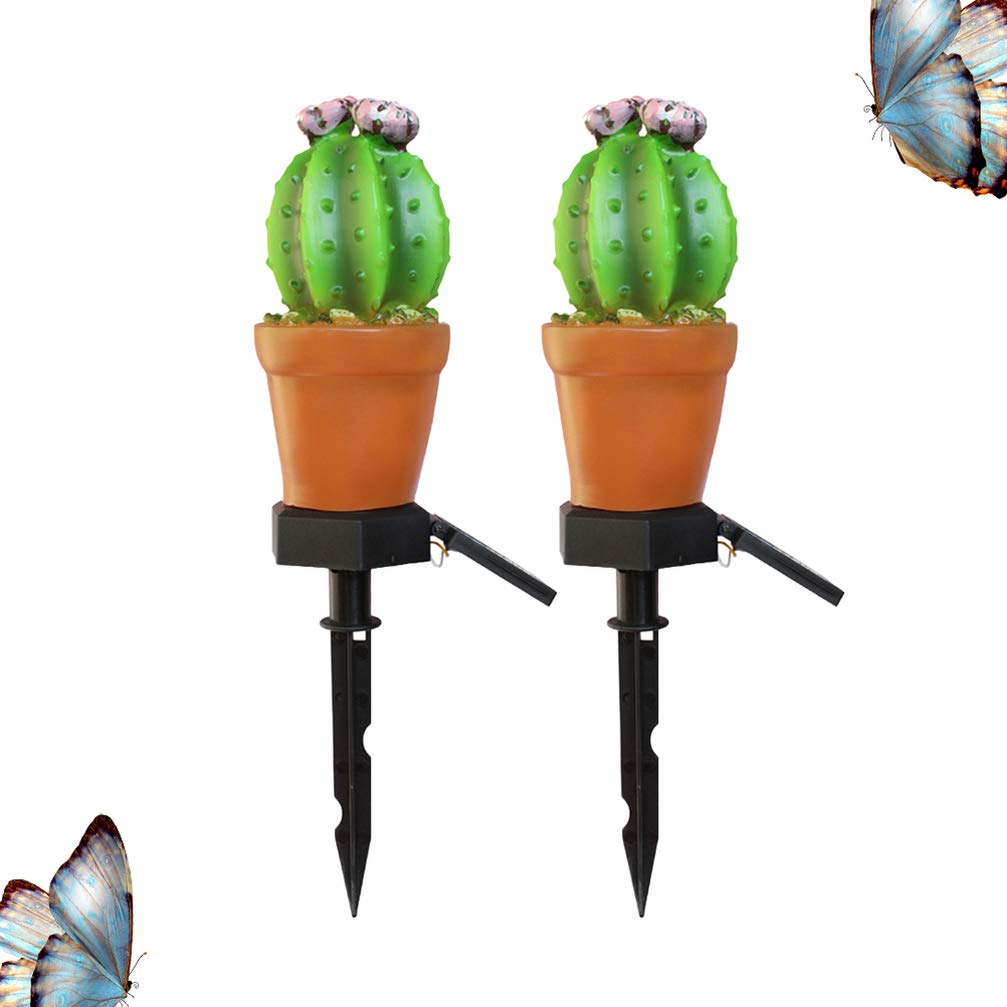 2 Pack Solar Garden Lights Outdoor - Waterproof LED Solar Lawn Lamps for Yard, Pathway, Patio Decor - Rustic Lantern Style Landscape Lighting with Auto On/Off (Perfect for Gardens, Walkways, Driveways)