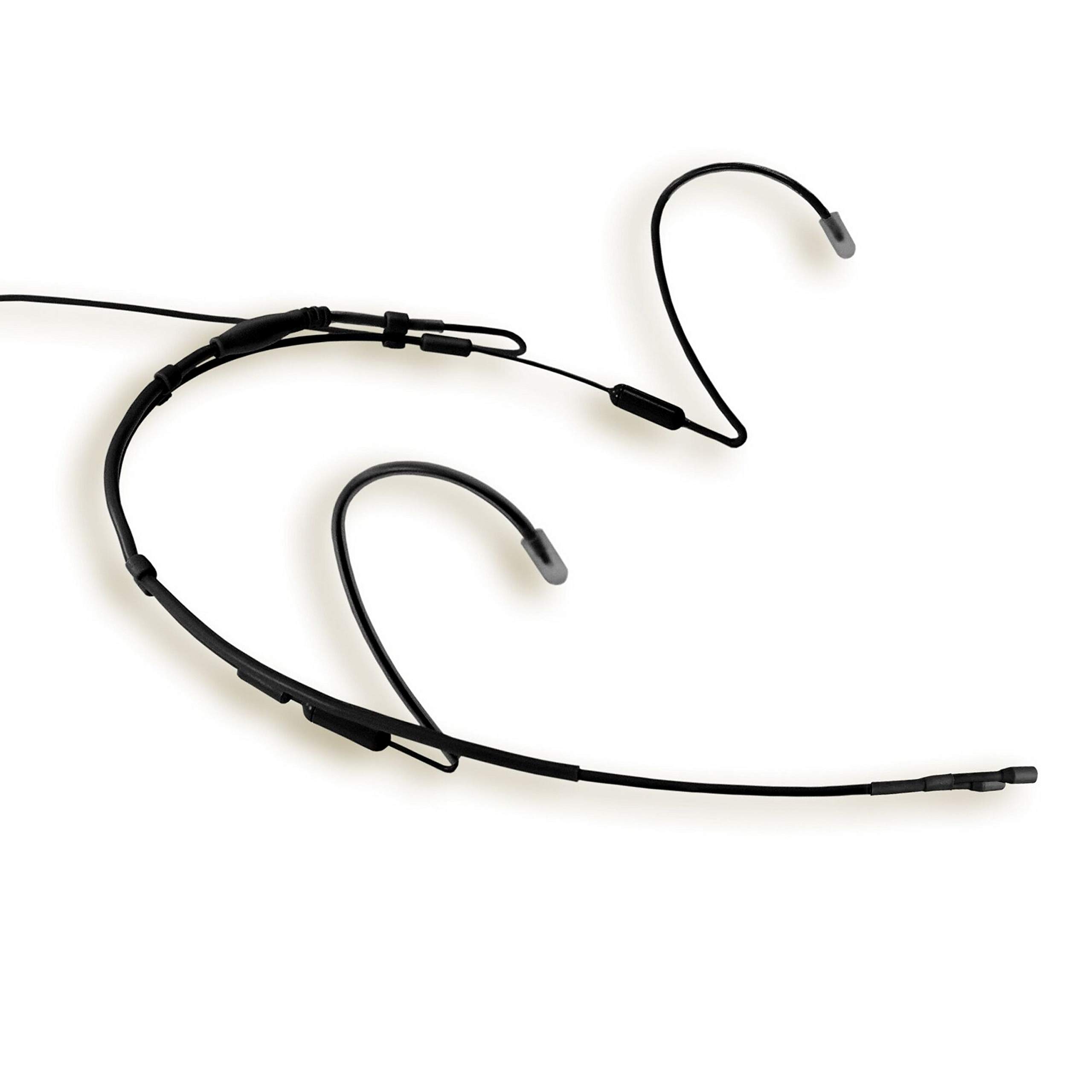 Point Source Audio CO2-8WD-XAT-BL Omnidirectional Series8 Dual Ear Headset - Compatible with Audio-Technica Transmitters, Black - Perfect for Broadcast, Live Events & Professional Audio Applications