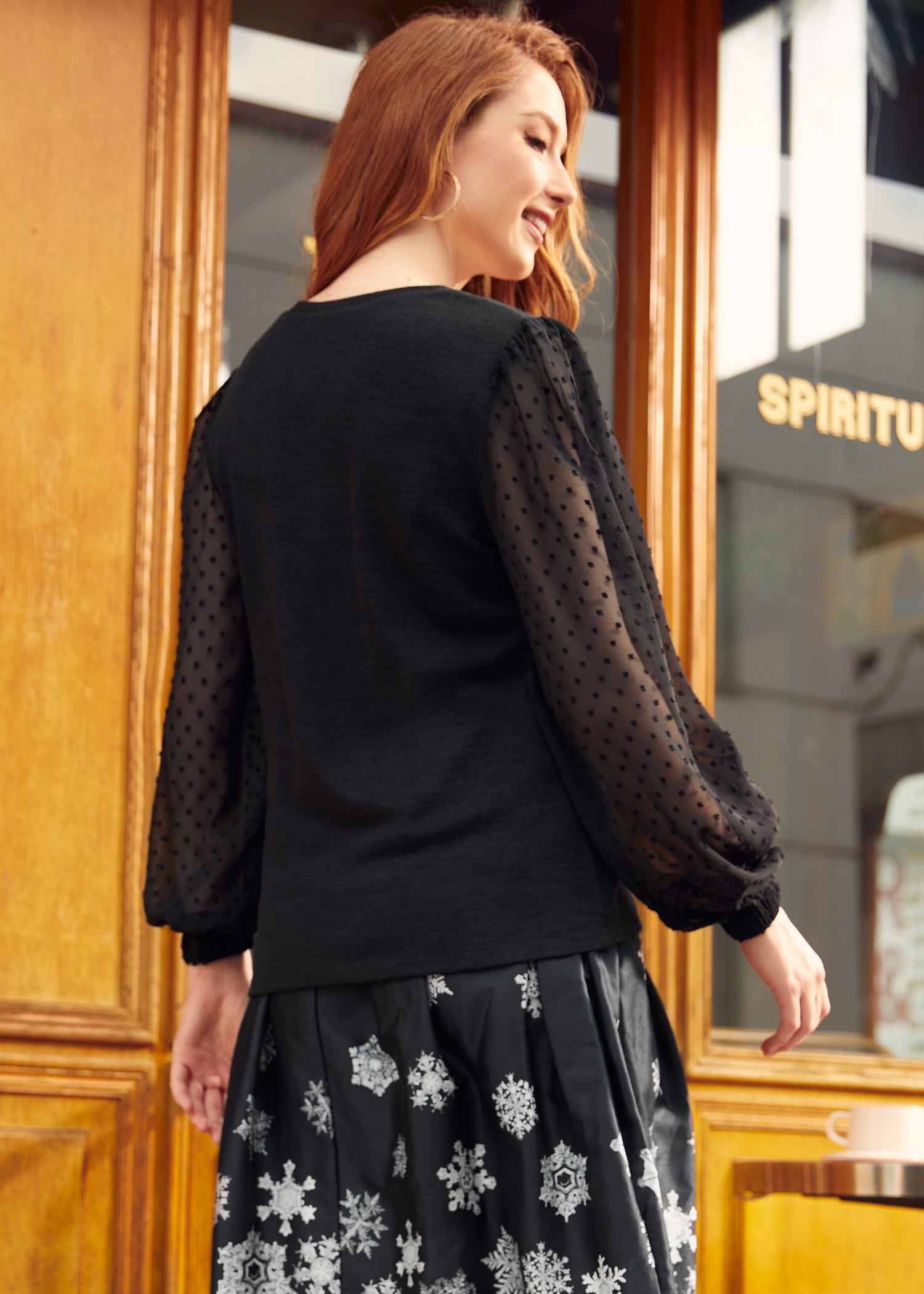 More After Midnight Women's Fashion Top - Stylish & Comfortable Blouse for Casual Outings & Night Events