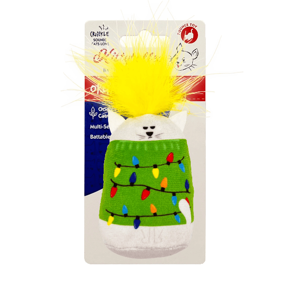 Premium Huxley & Kent Meh Christmas Cat Toy - Interactive Holiday Gift for Cats - Perfect for Playtime & Indoor Entertainment