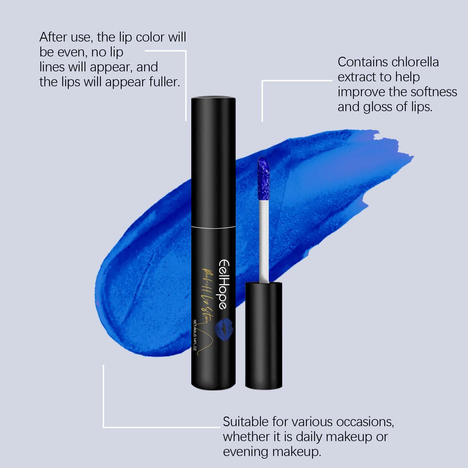 Long Lasting Waterproof Peel Off Lip Liner Stain - Highly Pigmented Matte Finish, 3 Pcs Nourishing Lip Stain Set (3 Colors) for Everyday Wear, Parties & Special Occasions