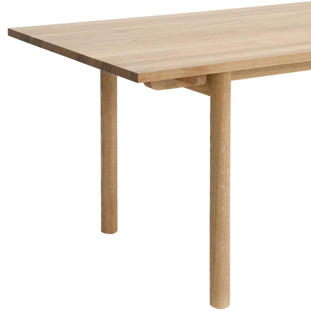 Modern Rectangle Dining Table - Solid Wood Kitchen Table for Small Spaces | Perfect for Apartments, Breakfast Nooks & Cozy Dining Areas
