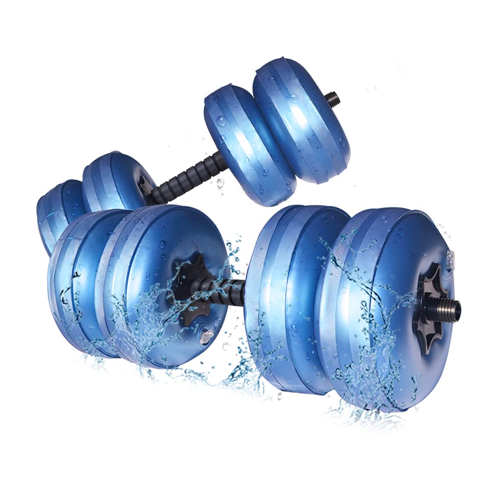 Adjustable Water-Filled Dumbbells Set - Portable Travel Weights for Gym, Home & Outdoor Fitness Training - Perfect for Strength Training, Cardio & Full-Body Workouts