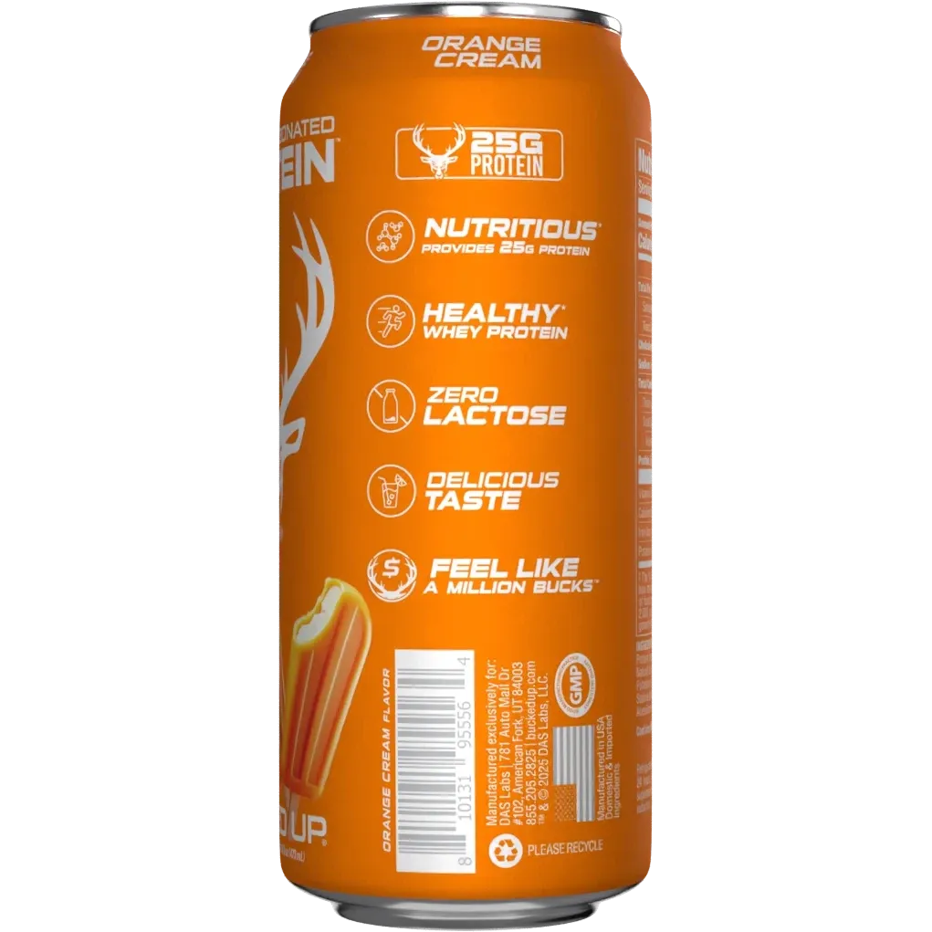 Bucked Up Lightly Carbonated Protein Drink - Ready-to-Drink (RTD) Protein Shake for Muscle Recovery & Energy Boost - Perfect for Post-Workout, Gym & Active Lifestyle
