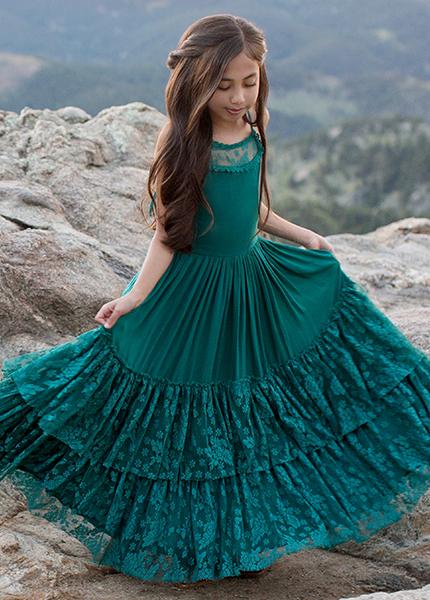 Stylish Catrin Teal Dress for Women | Elegant Flowy Midi Dress for Casual Wear, Parties & Special Occasions