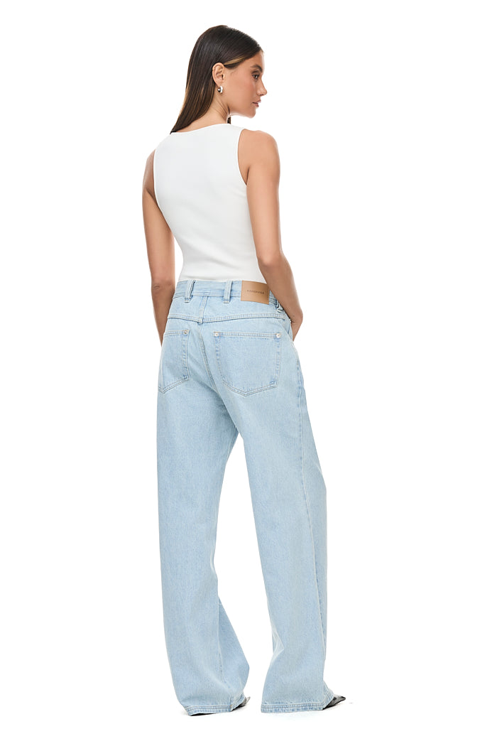 Premium Maxwell Light Blue Jeans for Men - Comfortable Slim Fit Denim Pants - Perfect for Casual Wear, Office & Outdoor Activities