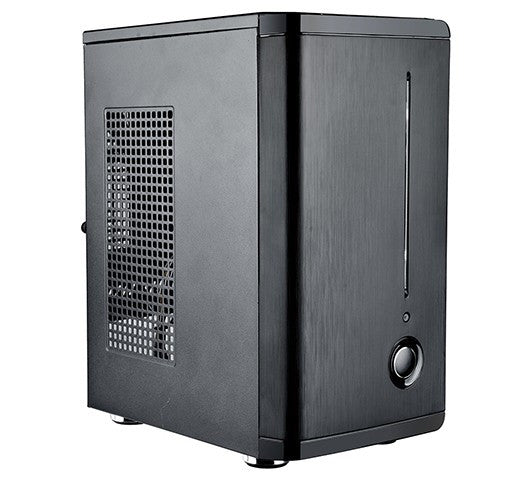 Spire Powercube 501 Mini Case Black #SPM501B - 300W PFC 2U3 Power Supply | Compact PC Case for Home & Office Computers, Gaming Rigs & Workstations