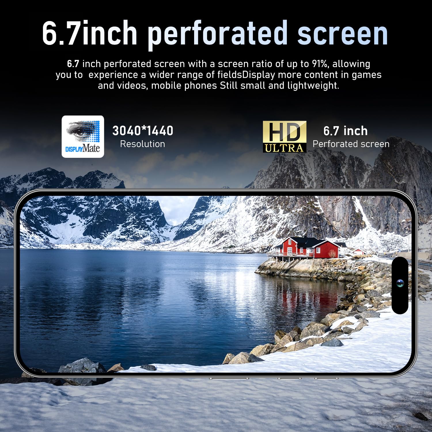 Unlocked I15 Pro MAX Smartphone 6.7